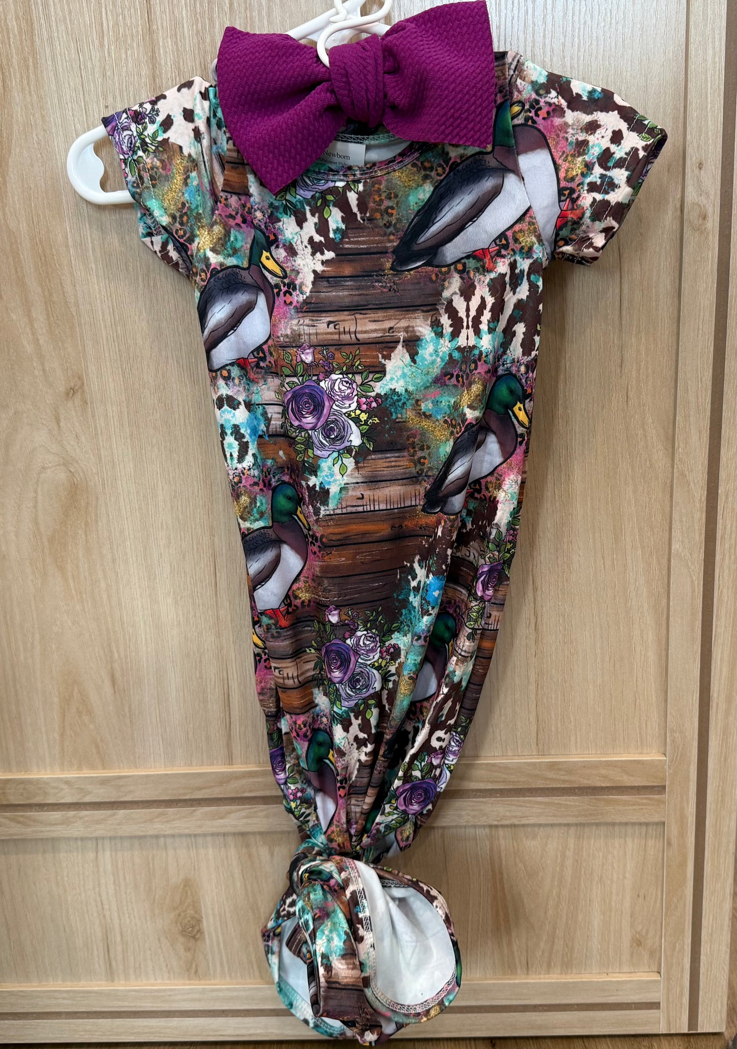 Duck Printed Gown
