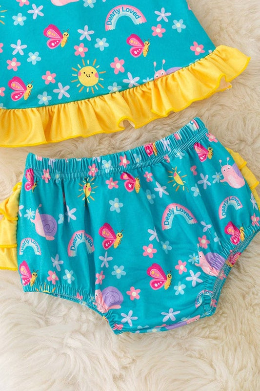 Dearly Loved/sweet summer diaper set.