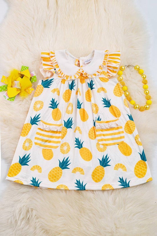Pineapple-printed relax fit dress.DRG25154027 AMY