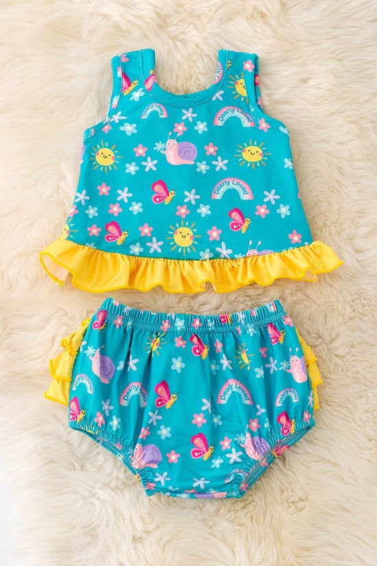 Dearly Loved/sweet summer diaper set.