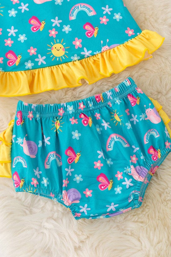 Dearly Loved/sweet summer diaper set.
